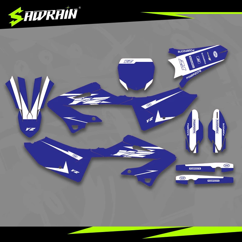 

Наборы наклеек с графикой мотоцикла Sawrain, наборы наклеек для YAMAHA 22-24 YZ125 250X02