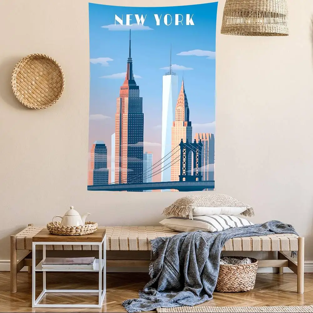 المناجم المدنية الشهيرة إحداثيات مدينة نيويورك التصوير خلفية ديكور الجنية الجدول الاطفال الحلوى الجدول راية العرض