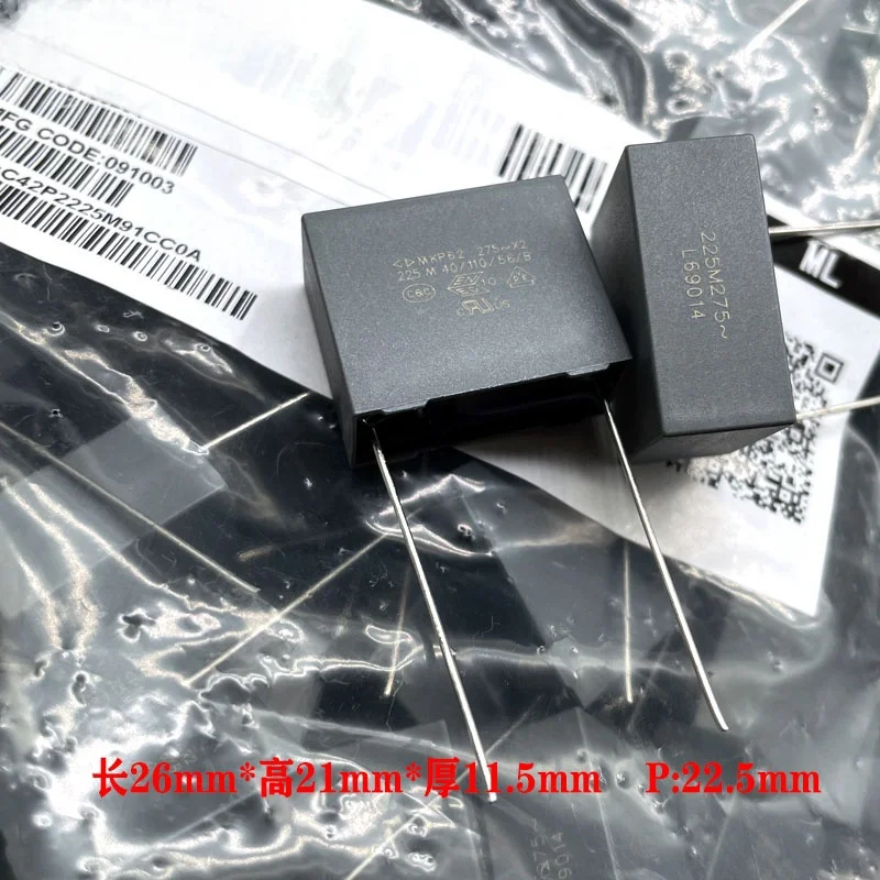 

10PCS GD original Xiamen Farah MKP 2.2uf 225 2u2 305v 275v film capacitor 22.5mm