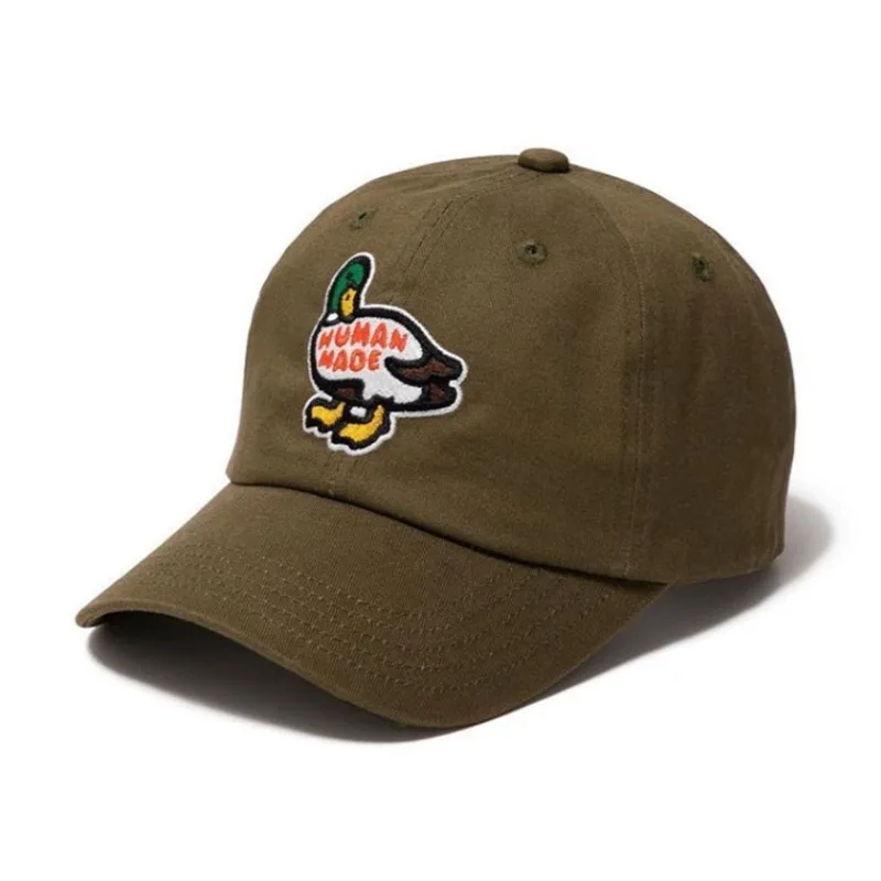 Human Made Animal Embroidered Baseball Cap, Casual Sun Hat for Men Women Unisex