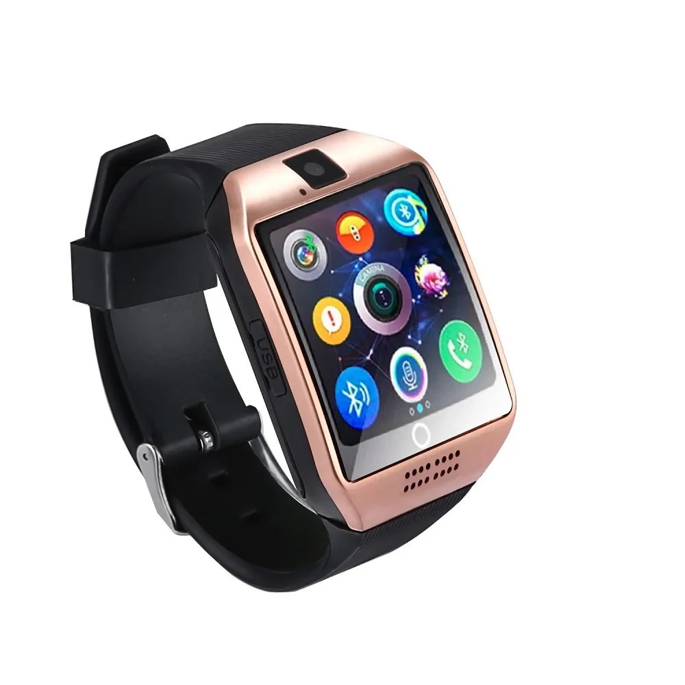 Brand Stepfly Smart Watch with Camera Facebook Whatsapp Twitter Sync SMS Smartwatch Support SIM TF Card for IOS Android