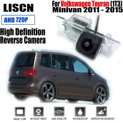 Car HD night vision rear view camera For Volkswagen Touran (1T3) Minivan 2011 - 2015 reverse camera license lamp camera