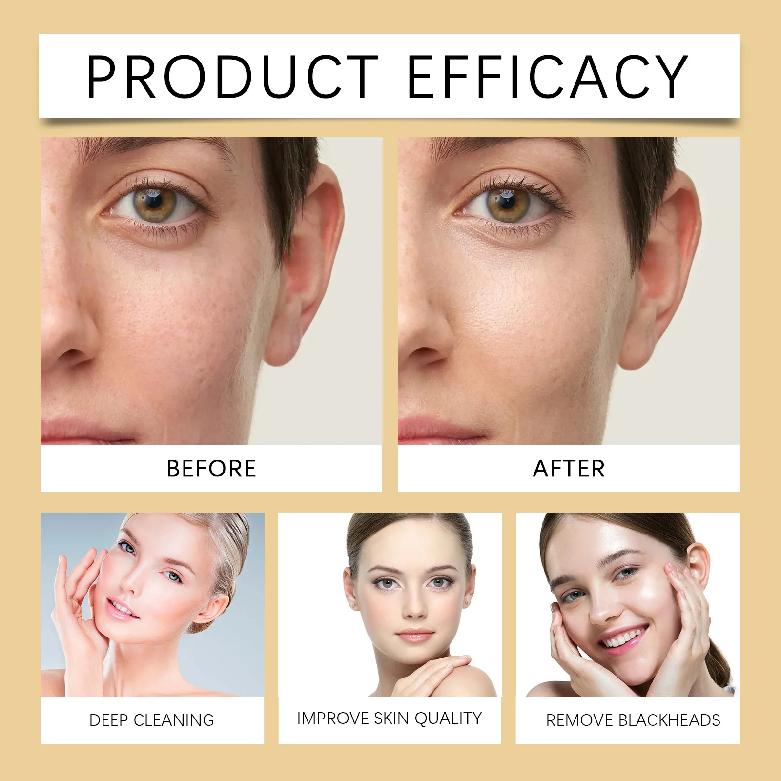 Глиняная маска-карандаш очищает поры и грязь контролирует масло, увлажняет, улучшает тон кожи, а свежий, жирный, улучшает текстуру кожи.