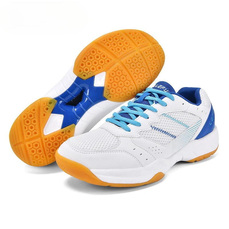 

Men Women Badminton Shoes Anti Slip Professional High Quality Mesh Sports Tennis Sneakers for Gym Matches Big Size