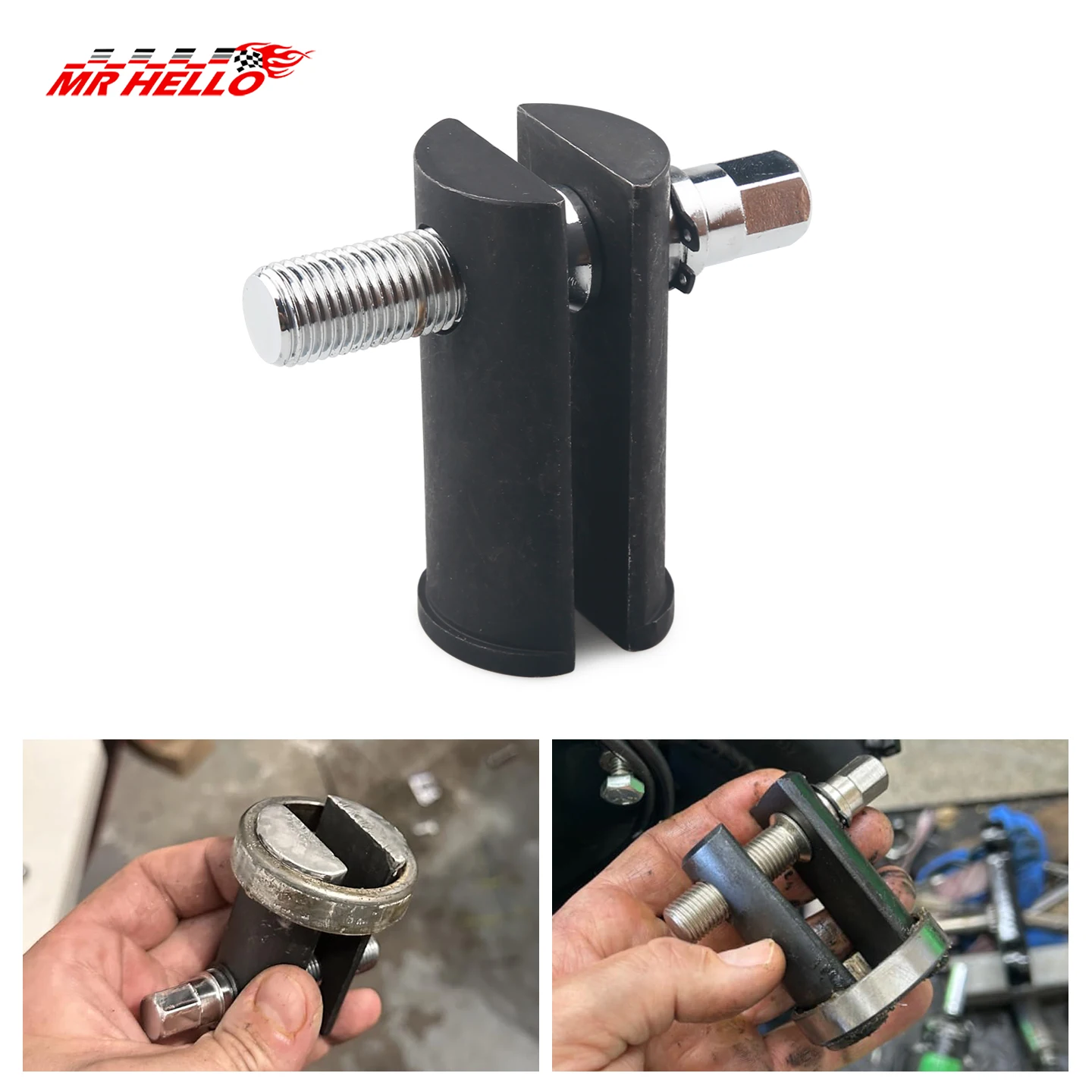 For Motorcycle Steering Stem Bearing Tool Long Lasting High Accuracy Steering Neck Bearing Race Remover High Strength