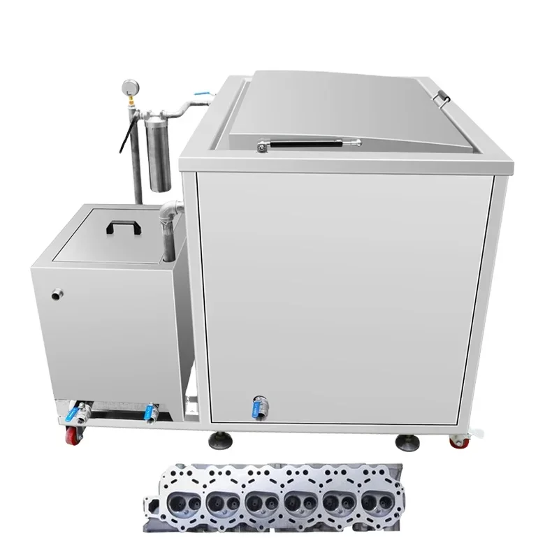 Selected Good Items Industrial Ultrasonic Cleaner With Oil Filter System For Spare Parts Engine Hub CR-360G 135L 28KHZ 40KHZ