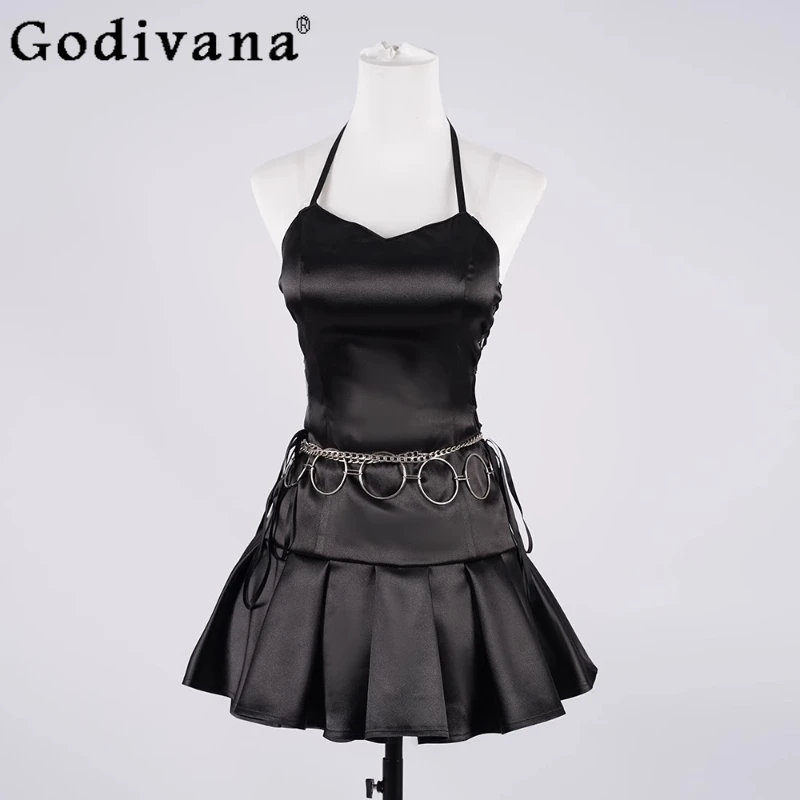 Sweetheart Cosplay Dress for Women Two Dimensional Game Animation Black Dress Female Summer Sexy Cos Dress Suit