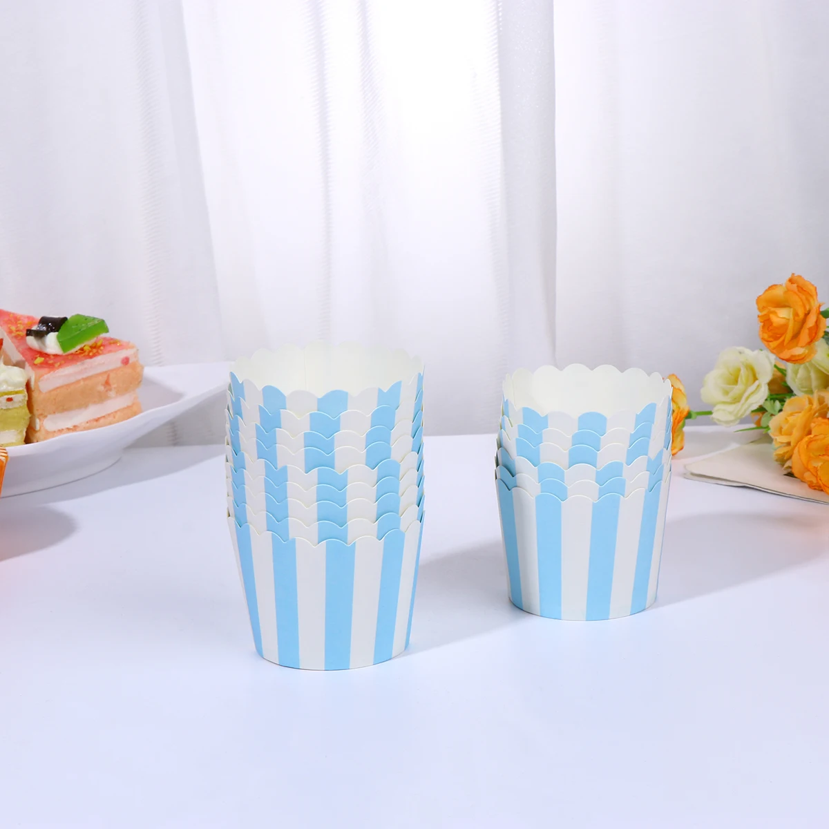 

150 Pcs Greaseproof Paper Muffin Cases Cake Tray Cup Baking Cups Dessert Holder