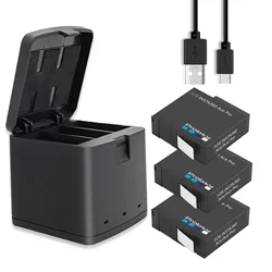 2200mAh Battery For Insta360 Ace Pro Ace Insta360 Ace Pro 2+3-Slots LED Charger For Insta360 Ace Pro Battery Accessories