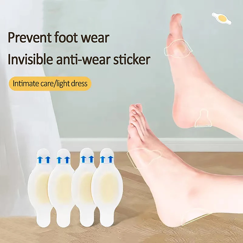 Gel Heel Protector Feet Patches Adhesive Blister Pads Heel Liner Shoes Foot Stickers Pain Relief Plaster Foots Care Cushion Grip