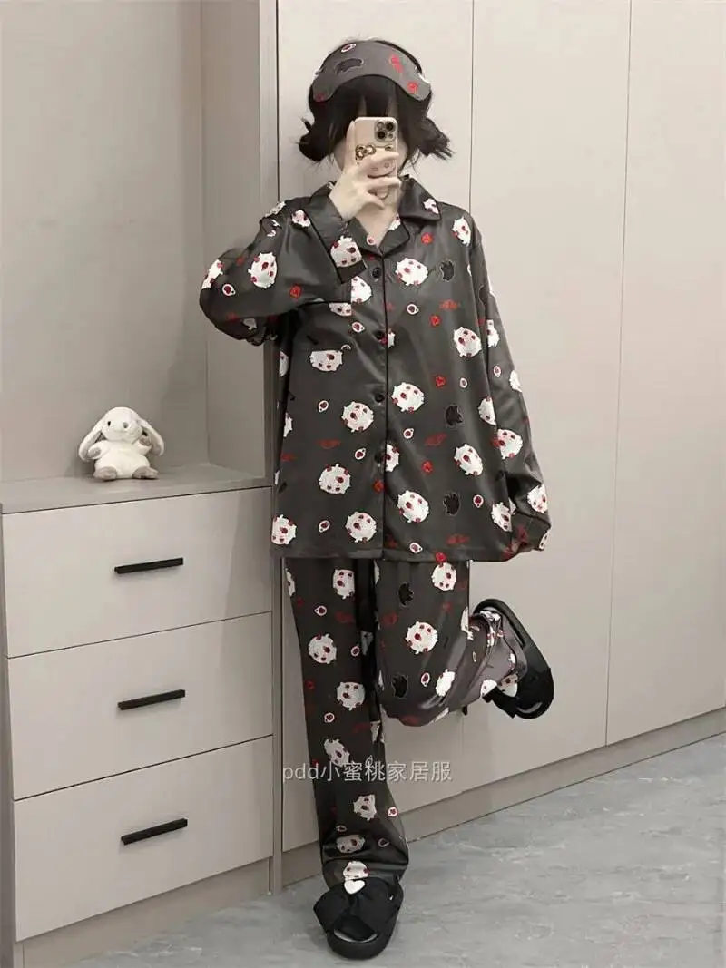 Love And Deepspace Cosplay Sylus Donna Uomo Primavera Autunno Pigiama a maniche lunghe Abbigliamento per la casa Top Pantaloni Costumi di carnevale