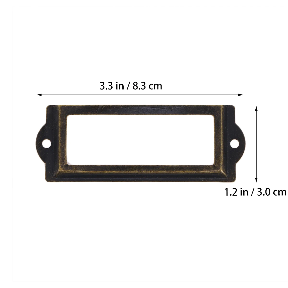 

30 Pcs H Stainless Steel Holder Drawer Cupboard Storage Box Jewelry Case File Cabinet Tag Pull