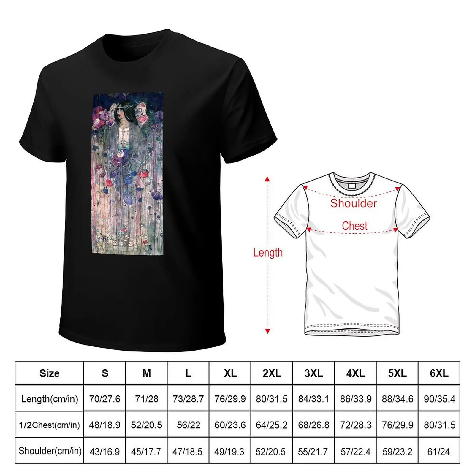 Charles Rennie Mackintosh In Fairyland 1897 T-shirt plain summer clothes mens t shirts pack