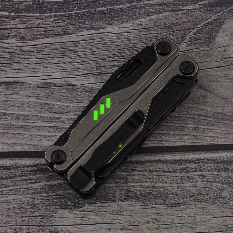 WARNA T35-B multi functional pliers titanium handle CNC machining high-strength body outdoor emergency scissors combination tool