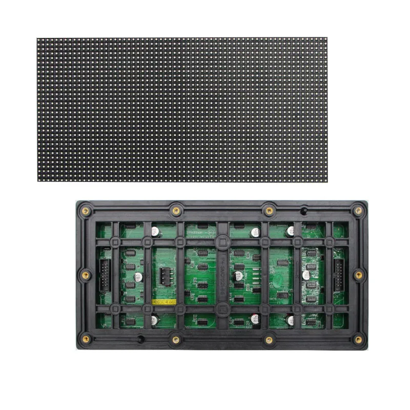 P4 Outdoor LED Module 256*128mm Panel IP65 Waterproof 6000nits Brightionness RGB Color Advertising Screen for fixed installati