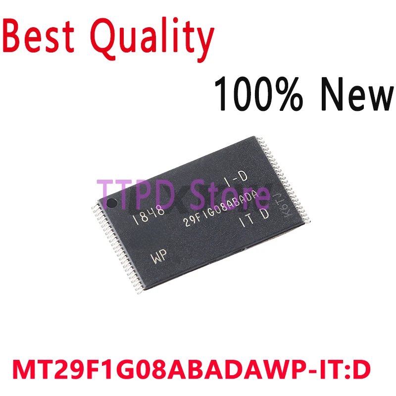 5-10/PCS New Original MT29F1G08ABADAWP-IT:D 29F1G08ABADA TSOP48 NAND Flash Memory Chip In Stock