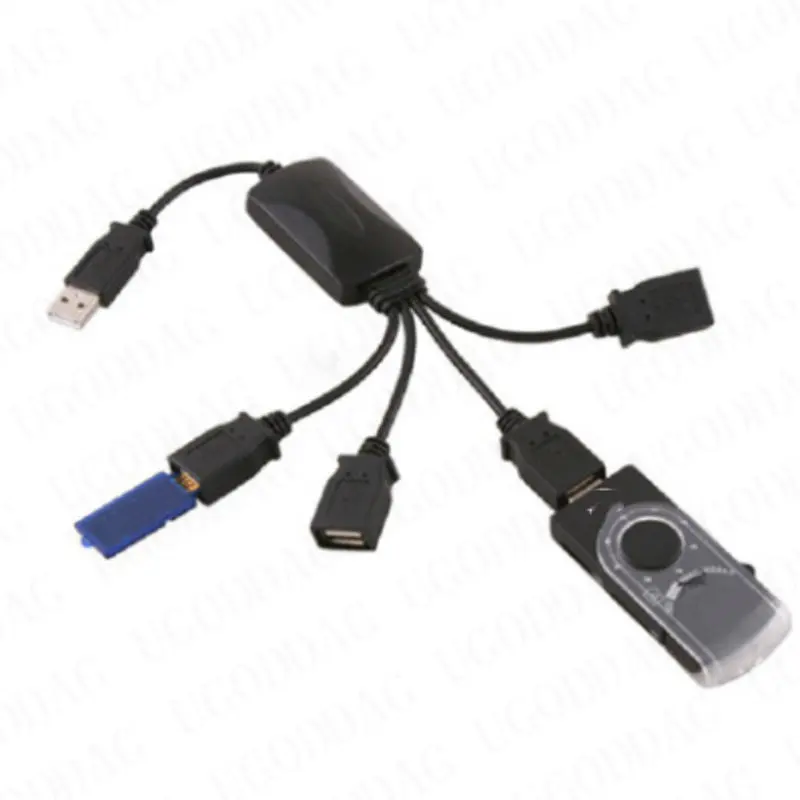 1 Male To 4 Female USB HUB Splitter extend cable USB 2.0 Extension Line Data Cable Power Adapter Socket Converter USB 2.0 Cable