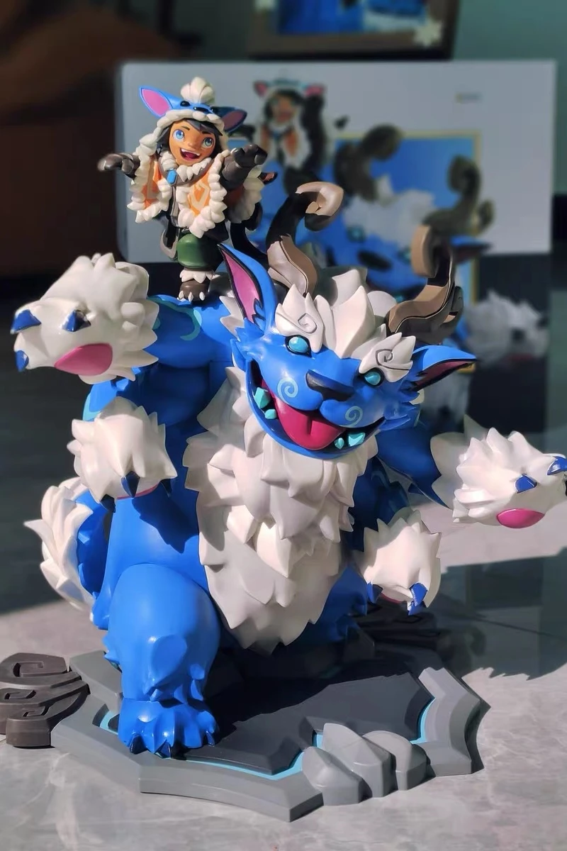 League Of Lengends Nunu And Willump Middle-sized Sculpture Cute Collection Model Fashion Anime Peripherals