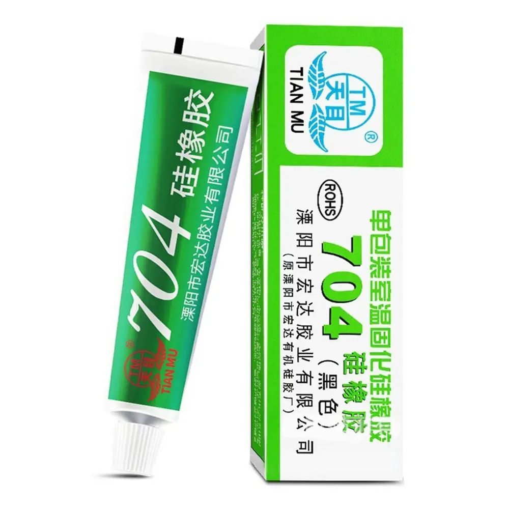 704 Super Glue Fixed High Temperature Resistant Silicone Rubber Insulated Sealing Glue Waterproof Silicone Thermal Conductive