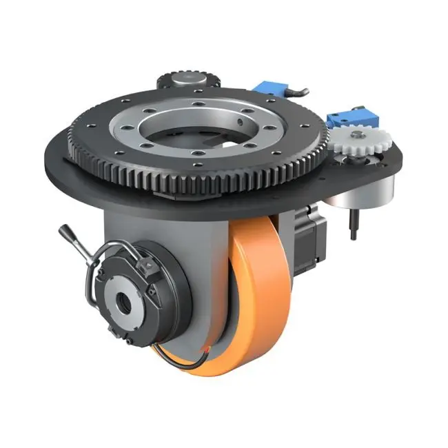Plutools Heavy-Duty DC Motor Drive Wheel Unit 1000KG Load for Electric Forklifts and Logistical Robots
