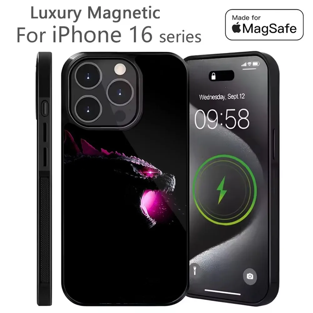 Monster G-GodzillaES Phone Case For iPhone 16,15,14,13,12,11,Plus,Pro,Max Mini Magsafe Magnetic Wireless Charging