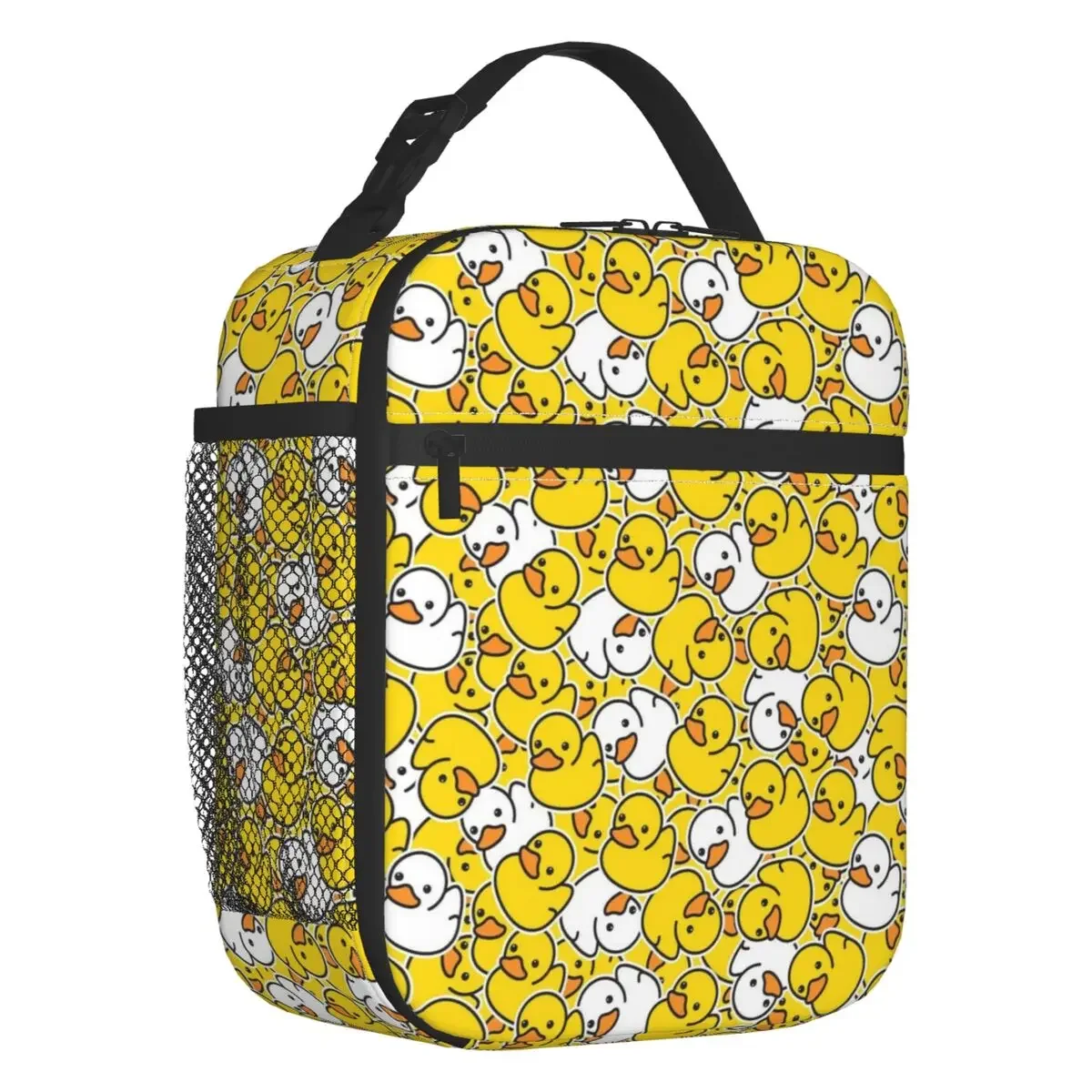 

Custom Cartoon Little Yellow Duck Thermal Insulated Lunch Bags Animal Portable Lunch Tote for Children Multifunction Food Box