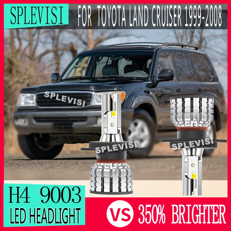 

Без беспокойная гарантия 6000 К, светодиодные лампы для автомобильных фар для TOYOTA LAND CRUISER 1999 2000 2001 2002 2003 2004 2005 2006 2007 2008