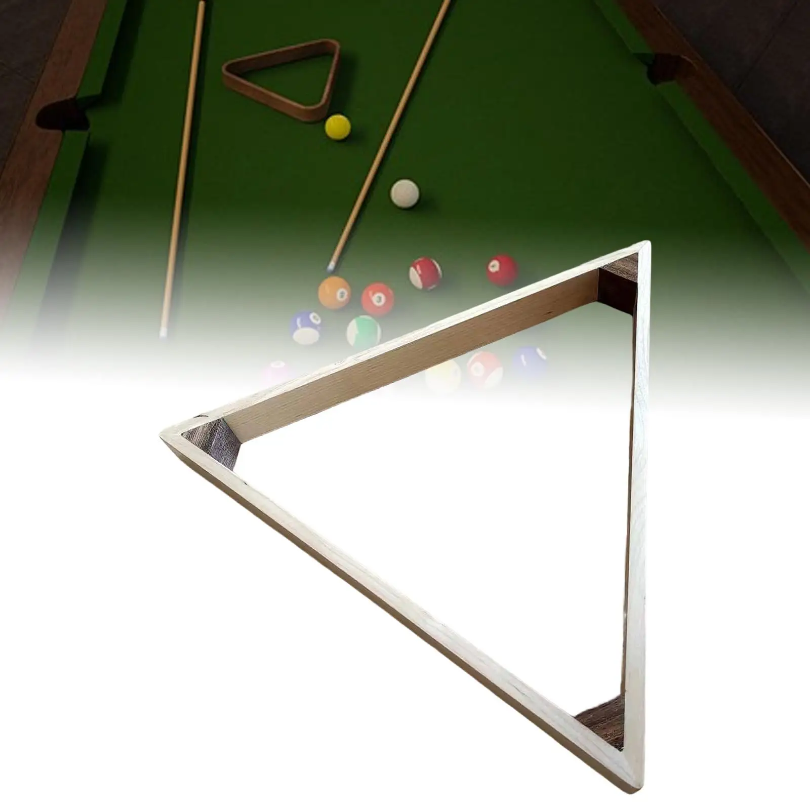 

Durable Wood Pool Ball Holder Positioning Frame Billiard Table Supply for Professional Game Rooms
