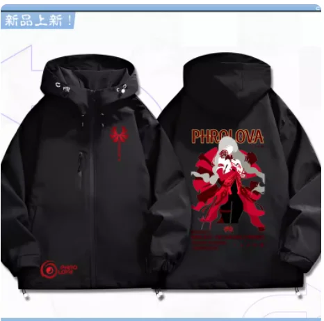 Japanese Anime Wuthering Waves Phrolova Hooded Hoodie Cosplay Autumn Winter Men Women Coat Loose Jacket Tops aIa