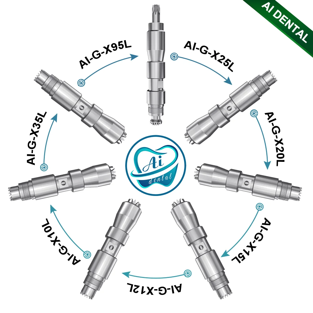 AI-G All Model SKU Dental Spare Parts Middle Gear for Slow Speed Contra Angle/Implant/Endodontics Handpiece Accessories