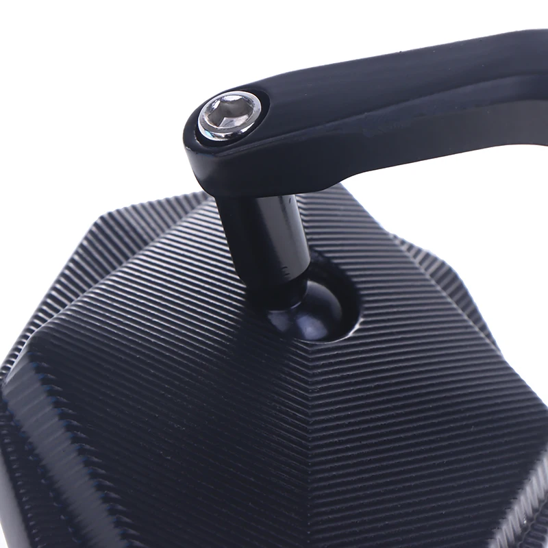 

2PCS Motorcycle Rearview Mirror Aluminum Alloy Handlebar Rearview Mirror for Motorcycle Universally Fit Pedal Rod End