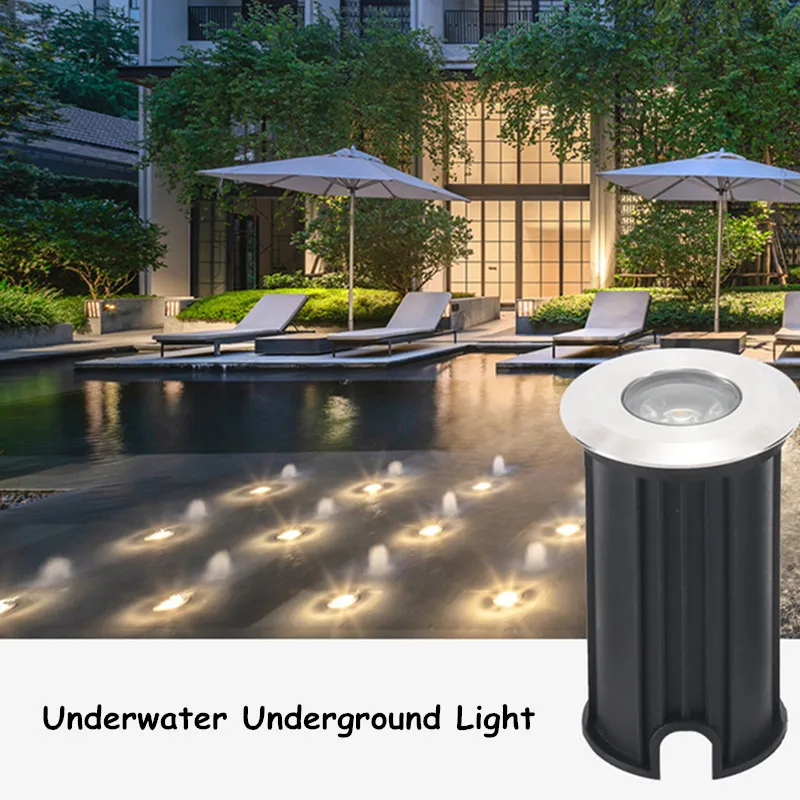 

1w Mini Floor Lamp Underwater Underground Light Stair Lighting Outside Garden Spot Lamps Terrace Lighting 12v Outdoor Flooring