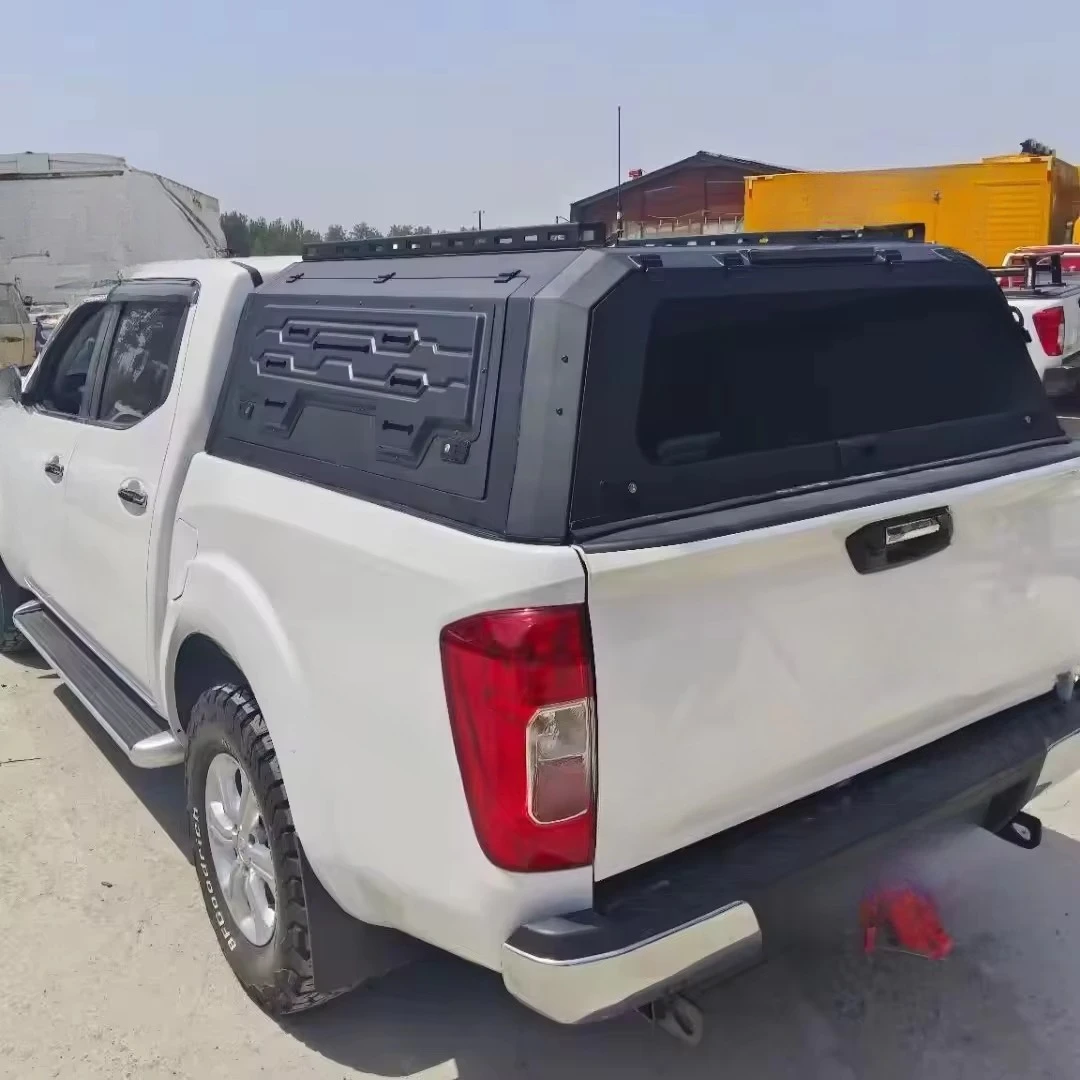 High Quality Aluminum Alloy Folding Truck Bed Cover Hardtop Canopy for  Navara Camper Shell Tailgate Lock No Drill