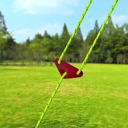 Hebilla de cuerda de viento para tienda de campaña al aire libre, tensor de cuerda de plástico de alta resistencia de 3 agujeros, cuerda de tienda, sujetador de cuerda, apriete H