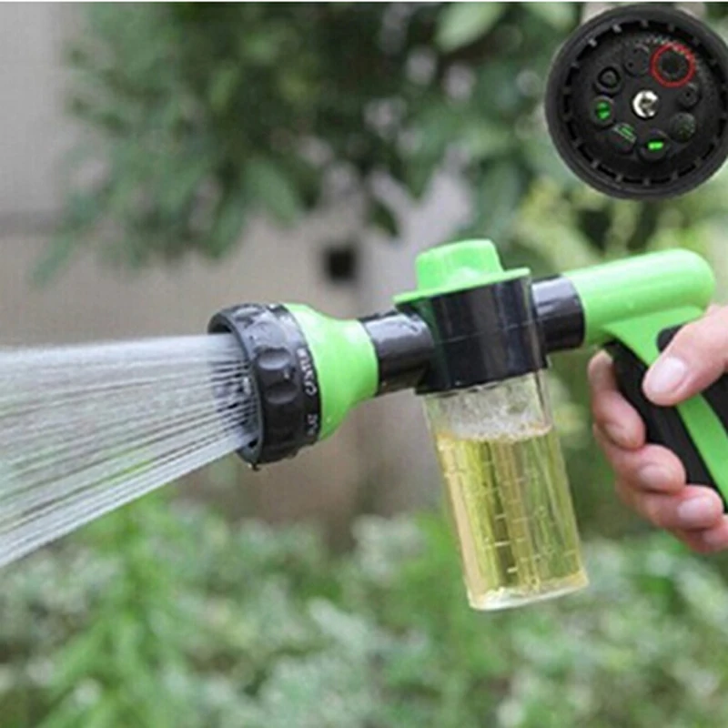 High Pressure Nozzle Water Gun Car Foam Lance 3 Grade Jet Car Washer Sprayer Cleaning Tool Portable Automobiles Washing Gun