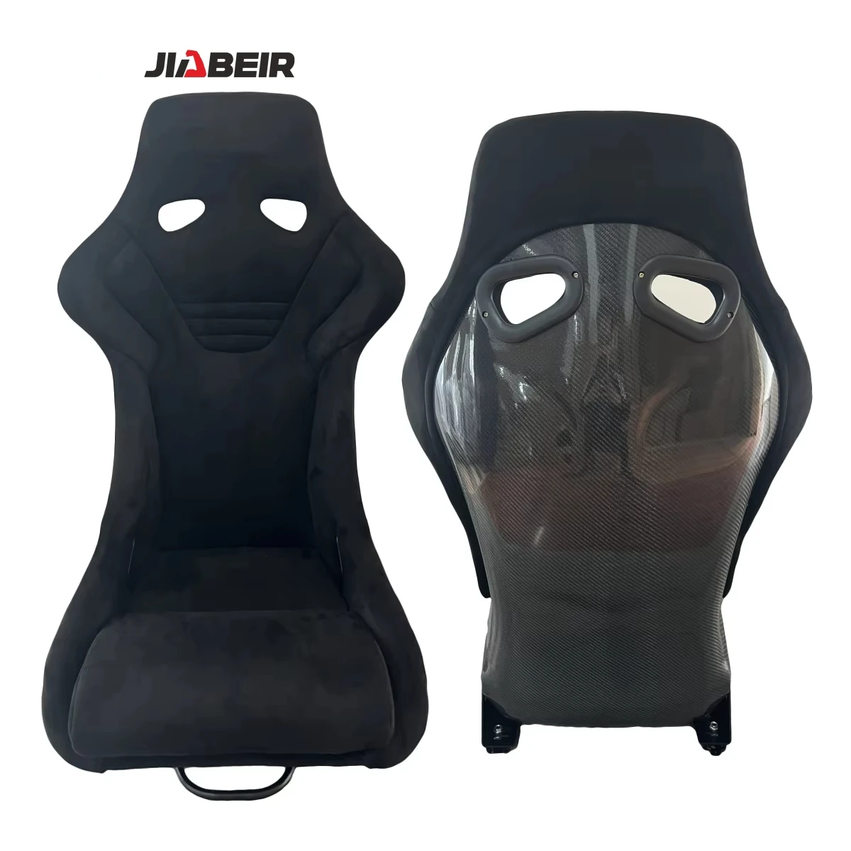 

Гоночные ковшеобразные сиденья JIABEIR 9001 из черной замши с карбоновой спинкой