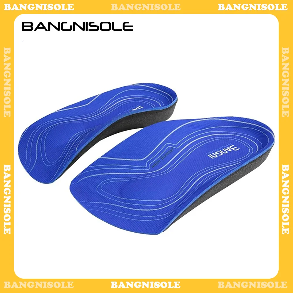 Bangnisole 3/4 Arch Support Orthotic Plantar Fasciitis Insoles Men Woman Inserts Orthopedic Shoes Insoles  Flat Feet Heel Pain