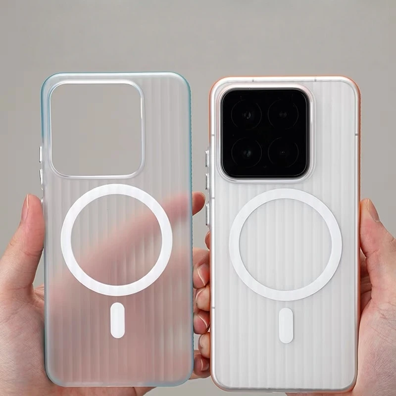 

Чехол для Vivo IQOO 12 13 iqoo 13 5G, магнитный MagSafe, матовый, прозрачный, в полоску для багажа, тонкая задняя крышка для телефона, противоударный бампер