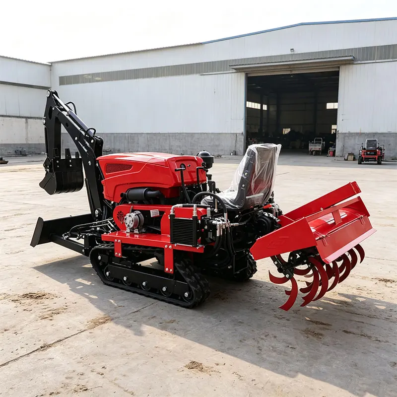 Customized 50HP Wet Paddy Rotary Cultivator Puddling Leveling Stubble Incorporation Ditching Fertilizing Seeding EPA