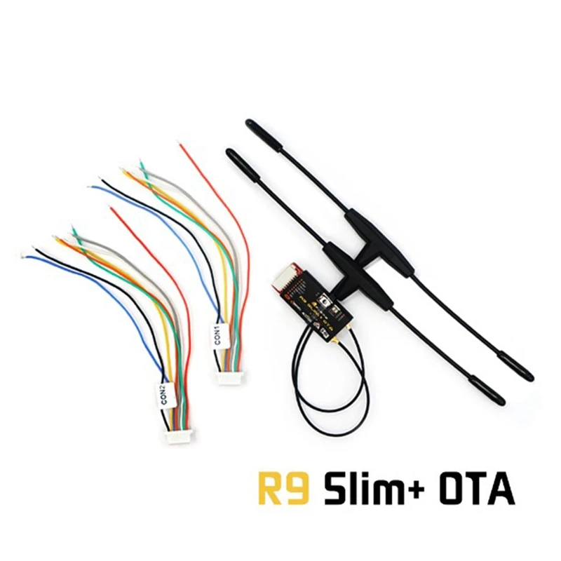 Daily R9 Slim+OTA Receiver ACCESS 900Mhz Long Range 6 PWM Outputs With Dual T Antennas