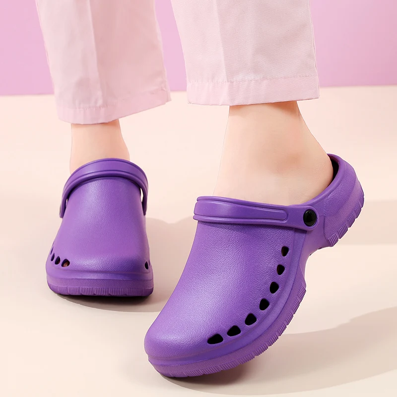Unisex Medical Clogs Non-slip Breathable Surgical Work Shoes for Hospital Nurse Doctor Kitchen Garden EVA Sandals - view 6