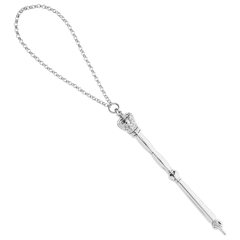 

1pc Metal Torah Pointer Bible Reading Tool Silver Finger Pointer Scripture Locator Chain Pendant Portable Judaica Study Aid Gift