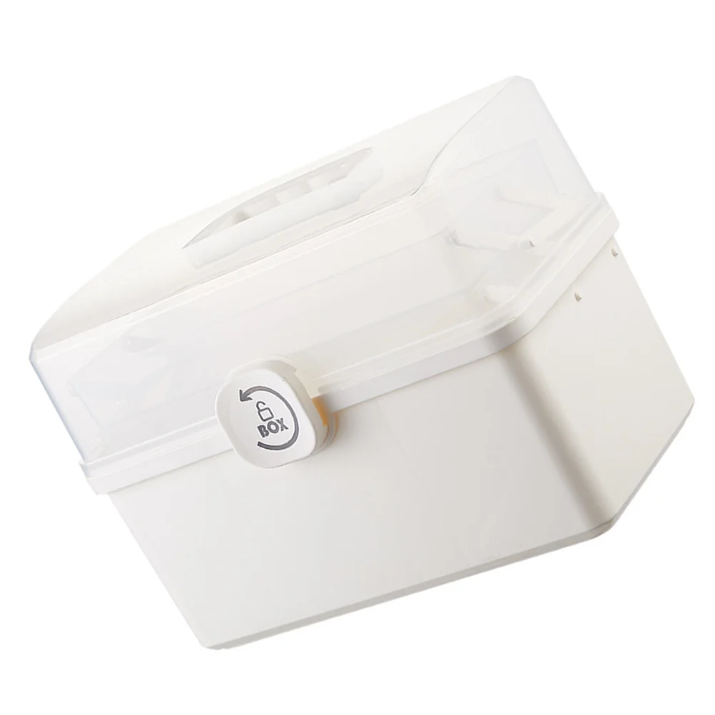 1Pcs Multifunctional Medical Kit Household Medicine Case Large Aid Carry Handle Portable Medical Box