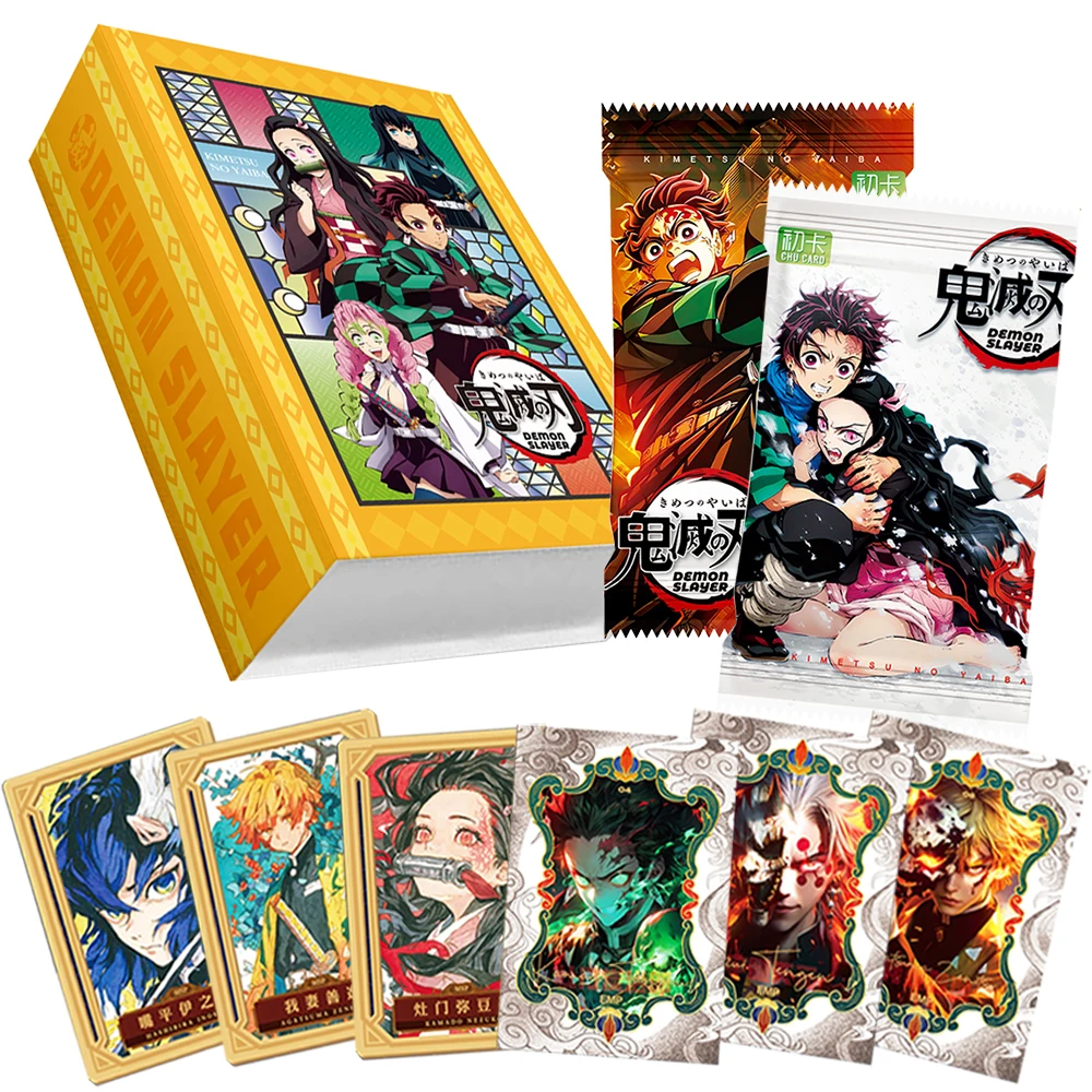 

Demon Slayer Fantasy Youth Anime Collection Card Fans' Favorite Protagonist Creative Transparent Card Children's Christmas Gifts