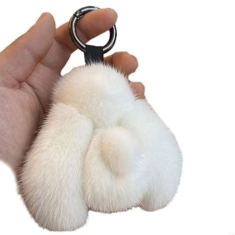 Porte-clés lapin en peluche dessin animé, pendentifs voiture, pour à d'école pour enfants, 425F