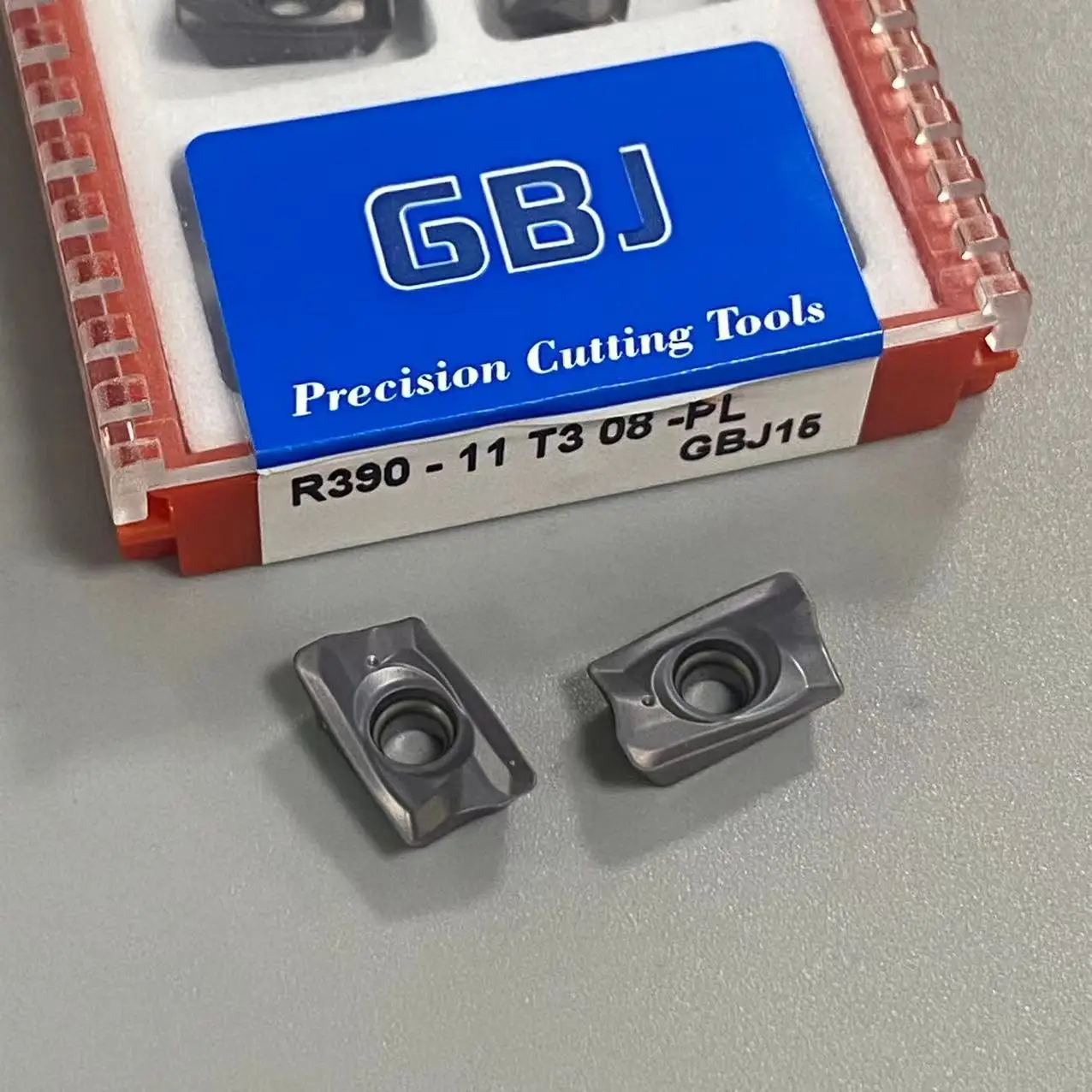 Imagem -02 - Gbj-cnc R39011 t3 08 pl Gbj15 Carboneto de Trituração Inserção Usinagem Aço Inoxidável Duro Hrc2550