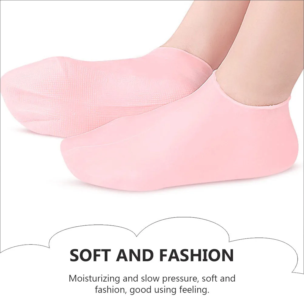 

3Pairs Invisible Gel Socks Moisturizing Elasticity Wear Resistance Soft Comfortable Foot Care Gel Ankle Socks Foot