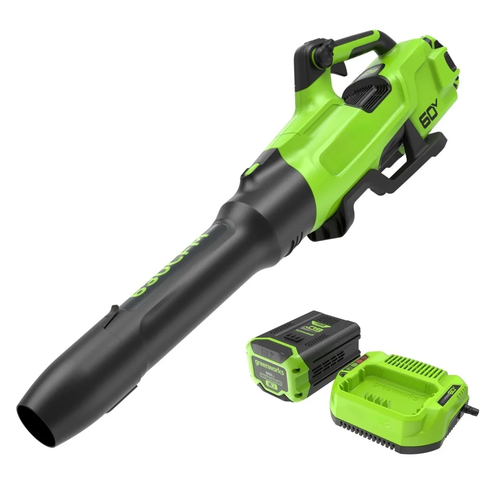

Blower, 60V 630 CFM 170 MPH Leaf Blower with 2.5 Ah Battery & 3 Amp Charger, Blower