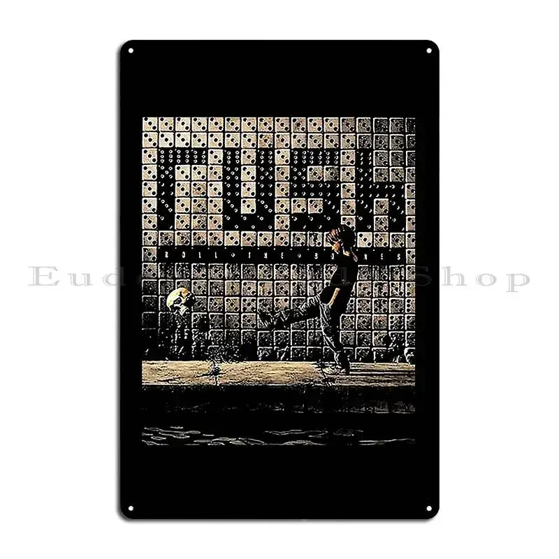 Kick Skeleaton Metal Plaque Poster Decoration Bar Bar Cinema Create Tin Sign Poster