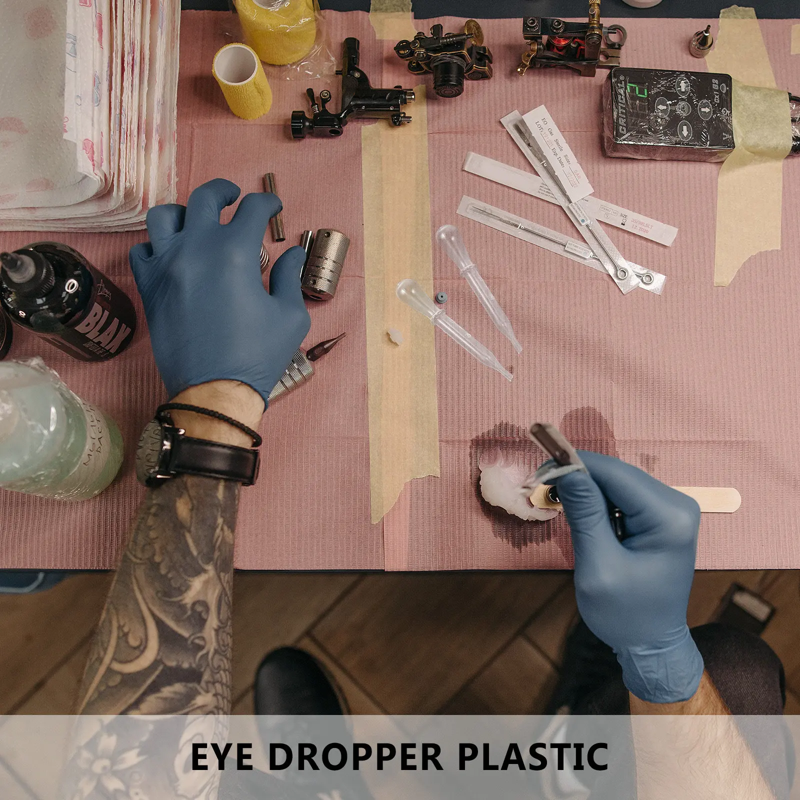 

10Pcs Transparent Plastic Droppers Easy to Use for Essential Oils Perfumes Laboratory Crafts Eye Dropper Plastic